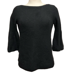 Lord & Taylor Wool Blend Trumpet Sleeve Sweater/XSmall